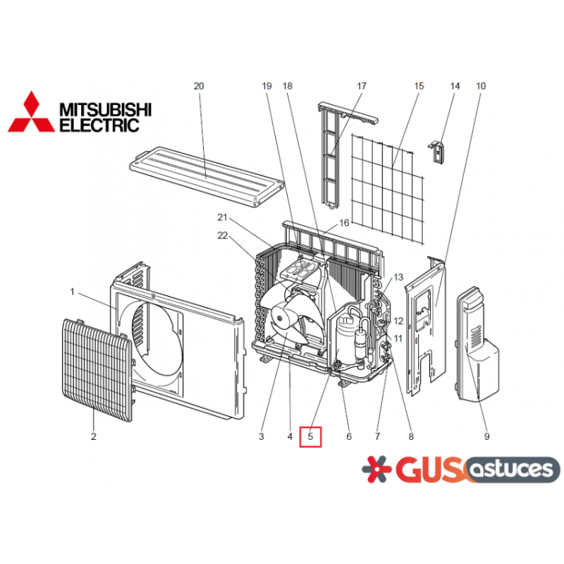 Compresseur E22G10900 Mitsubishi