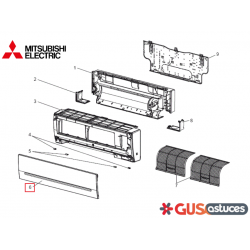 Façade avant E2231D010 Mitsubishi