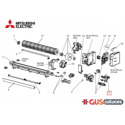 Récepteur de puissance E22K90468 Mitsubishi