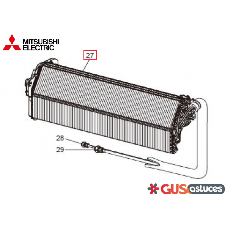 Échangeur T2WEHY620 Mitsubishi