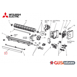 Volet haut E2231D040 Mitsubishi