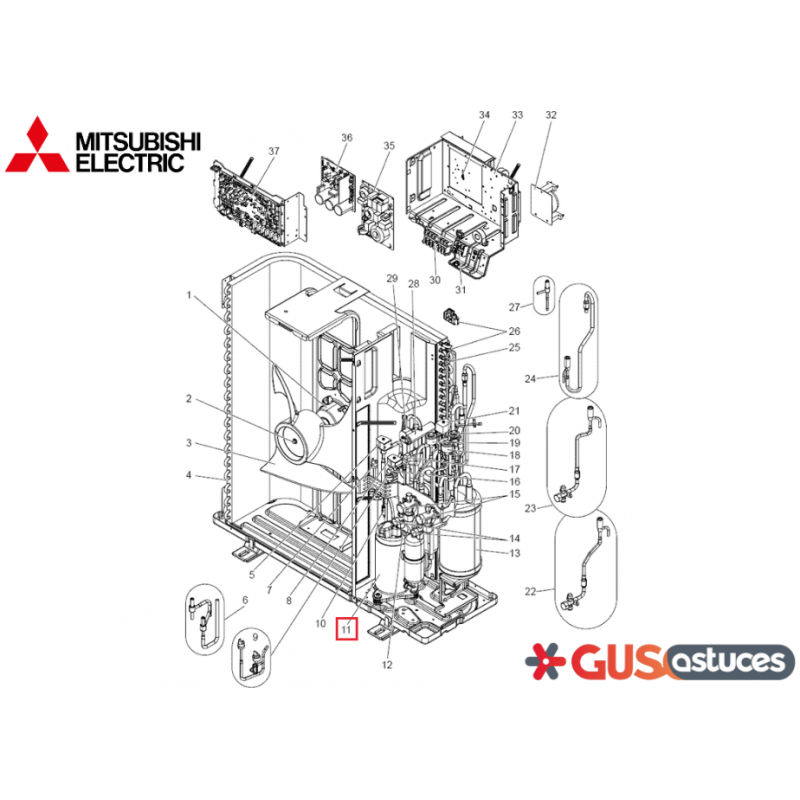 Compresseur T9220G607 Mitsubishi