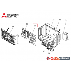 Platine filtre bruit T7WE21346 Mitsubishi