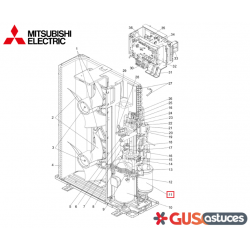 Bouteille accumulatrice R01E60440 Mitsubishi