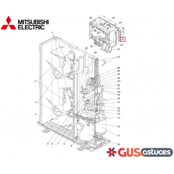 Réacteur R01E20259 Mitsubishi