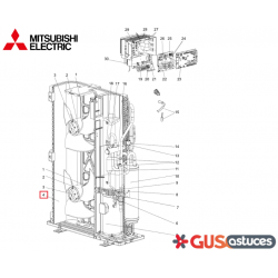 Échangeur R01H04408 Mitsubishi