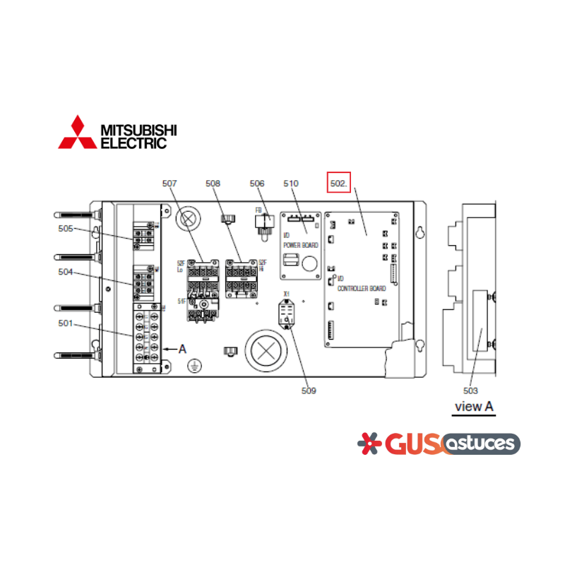 Platine de contrôle E27343447