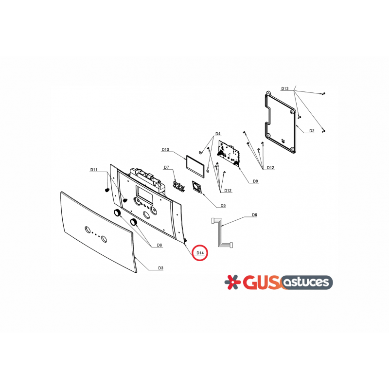 Panneau de contrôle MMI2 5035509 Daikin