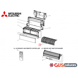 Filtre à air E22J98100 Mitsubishi