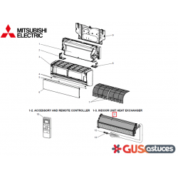 Échangeur E22J98620 Mitsubishi