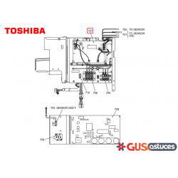 Carte MCC 4316V282 Toshiba