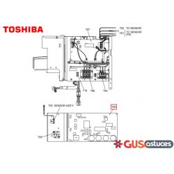 Platine 4316V291 Toshiba