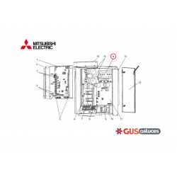 Carte électronique T7WE49310 Mitsubishi