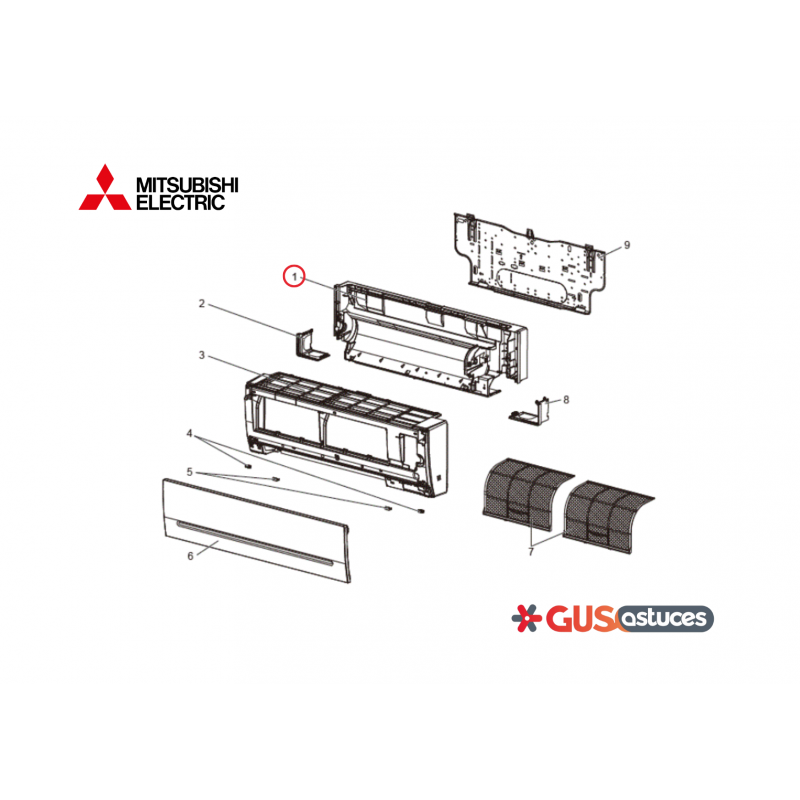 Box assembly E2231D234 Mitsubishi