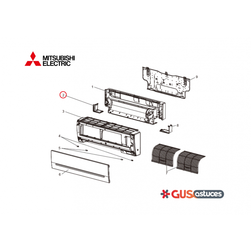 Corner box L E2231D976 Mitsubishi