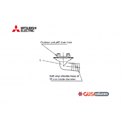 Coude d'évacuation des condensats E22838704 Mitsubishi