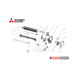 Moteur de balayage G2W003315 Mitsubishi