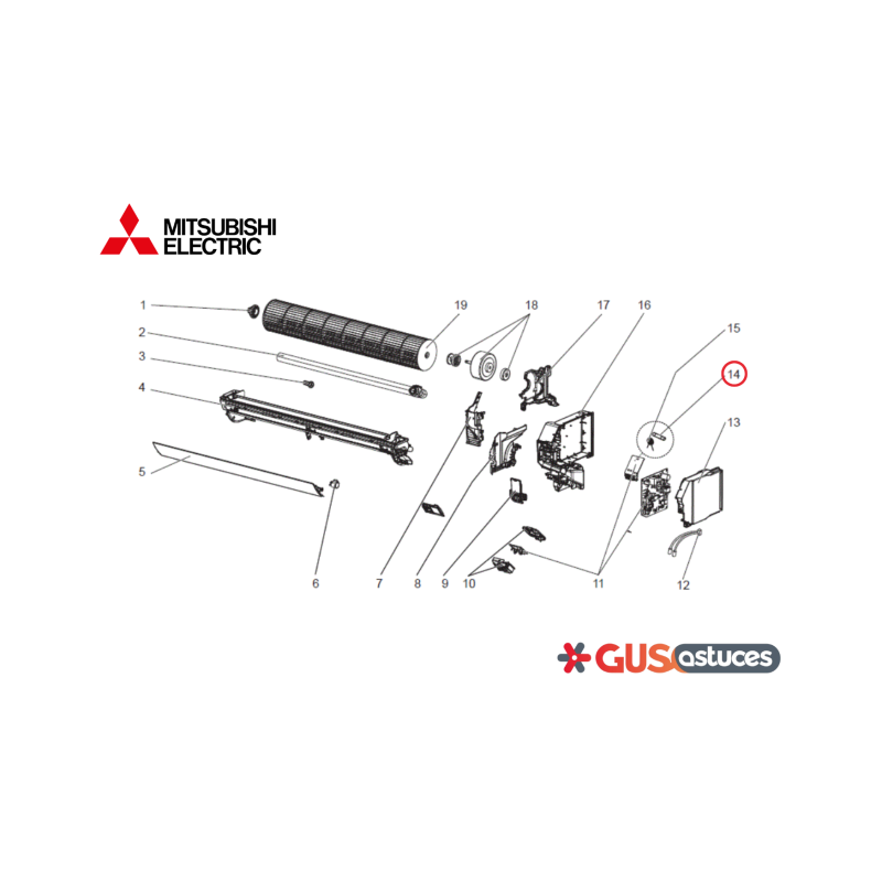 Fusible G2W002422 Mitsubishi