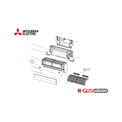 Support de bras gauche G2W004120 Mitsubishi