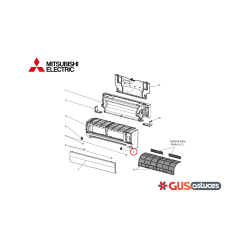 Support de bras droit G2W003120 Mitsubishi