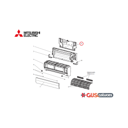 Plaque de montage G2W002115 Mitsubishi