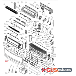 Panneau avant 5013047 Daikin