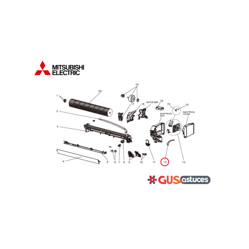 Sonde E2241M307 Mitsubishi