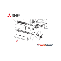 Volet haut E229E7040 Mitsubishi