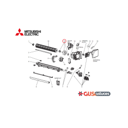 Moteur ventilateur E229E7300 Mitsubishi