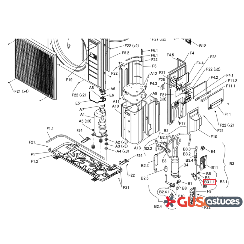 Vanne liquide 5017553 Daikin