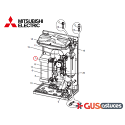 Circulateur S70C13355 Mitsubishi