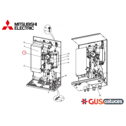 Circulateur S70C15355 Mitsubishi