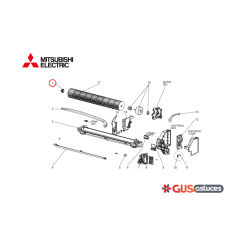 Support de roulement E22A89509 Mitsubishi