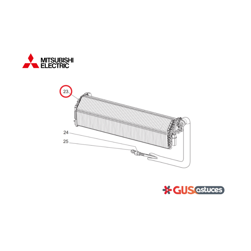 Échangeur E2261H620 Mitsubishi