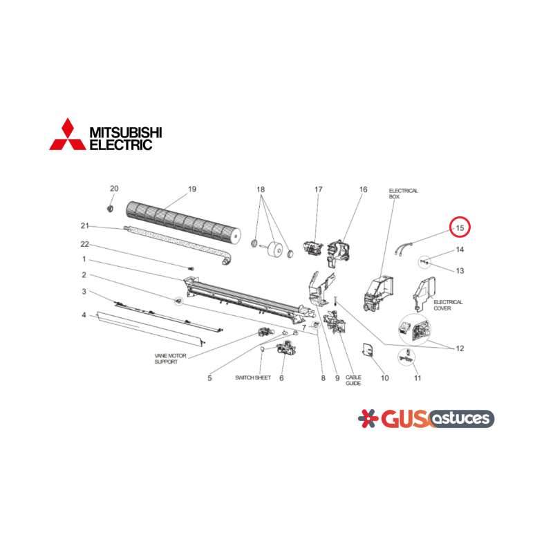 Sonde E2241G307 Mitsubishi