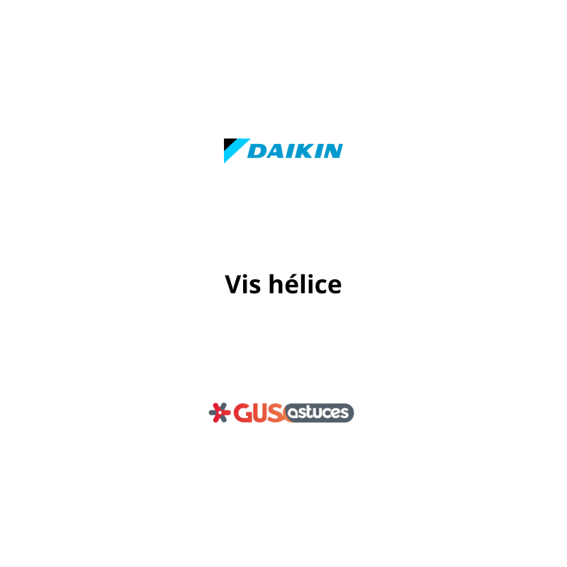 Vis hélice 5012123 Daikin