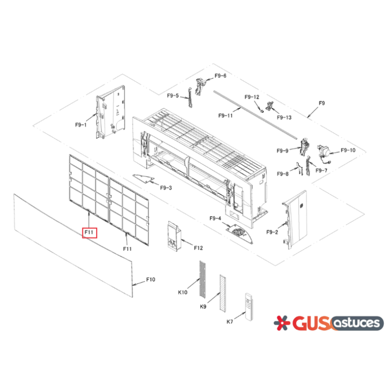 Filtre à air 5041044 Daikin