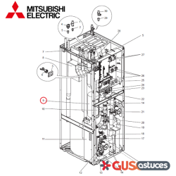 Chauffage d'appoint S70C11441 Mitsubishi