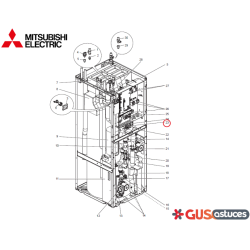 Vanne 3 voies S70C24406 Mitsubishi