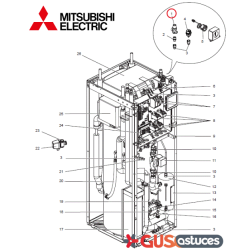 Soupape de décharge S70C18404 Mitsubishi