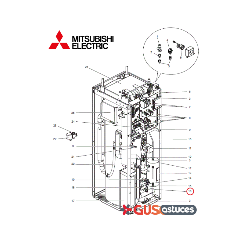 Flowswitch S70C22266 Mitsubishi