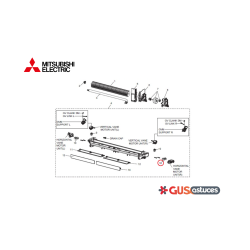 Moteur de balayage E27103303 Mitsubishi