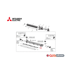 Volet inférieur droit E2270R041 Mitsubishi