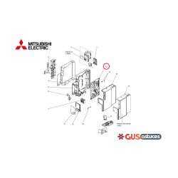 Carte électronique T2WF82450 Mitsubishi