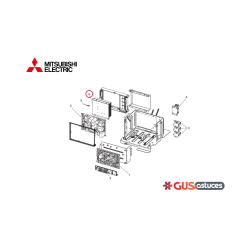 Dissipateur de chaleur (+ vis) G4WW01371 Mitsubishi