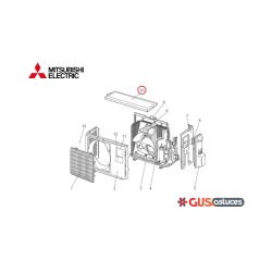 Capot du dessus T7WE11641 Mitsubishi