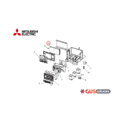 Dissipateur de chaleur (+ vis) G4WW02371 Mitsubishi