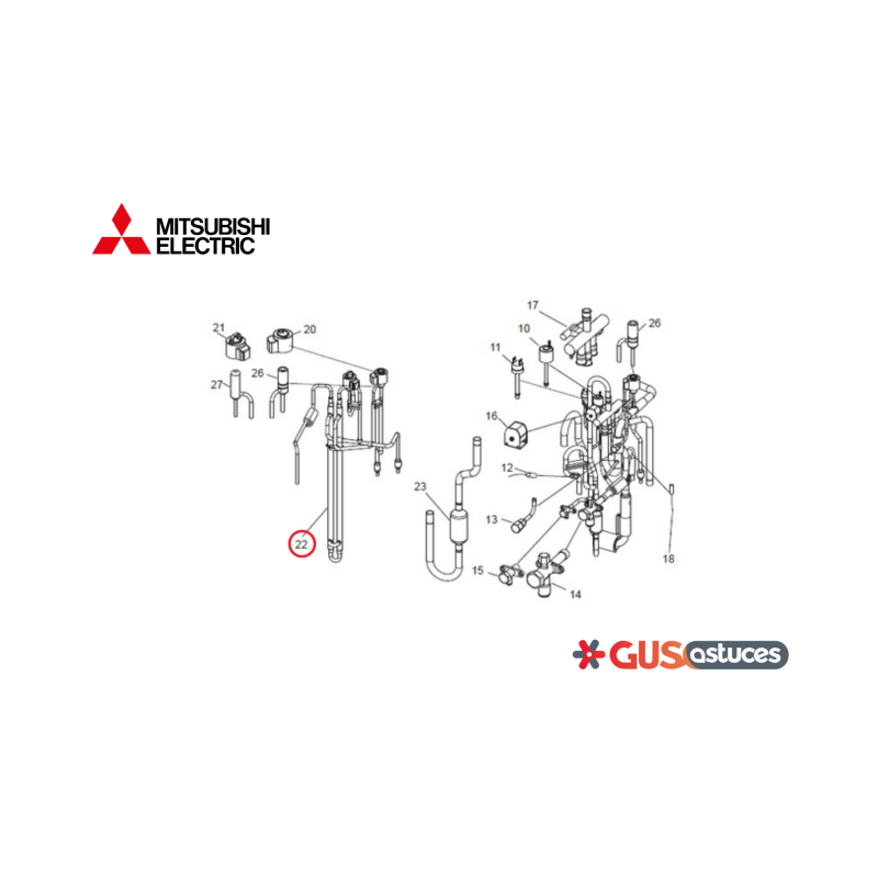 Hic assy G4WW01344 Mitsubishi