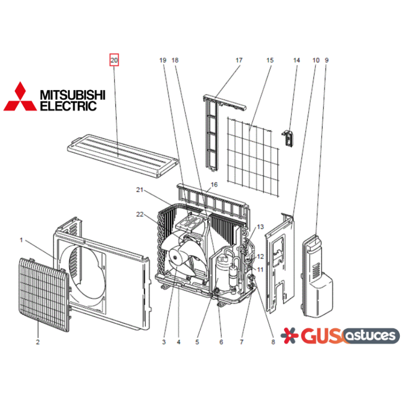 Toit E22927297 Mitsubishi