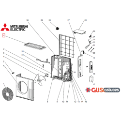 Toit E22F28297 Mitsubishi